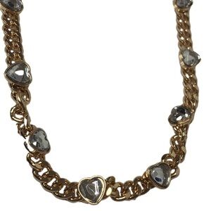 Gold heart necklace